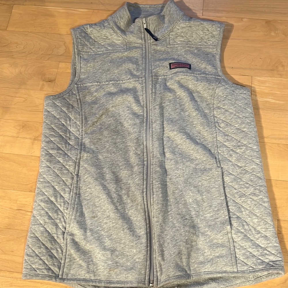 Grey Vineyard Vines Vest Size M like New